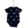 Baby Gap Navy Surf Van Print Onesie Bodysuit - Size 6-12 Mo