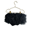 Posh Peanut Black & Silver Glitter Tulle Skort Skirt - Size 18-24 Mo