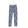 Crewcuts Ivory, Purple, Blue Paisley Leggings - Size 8