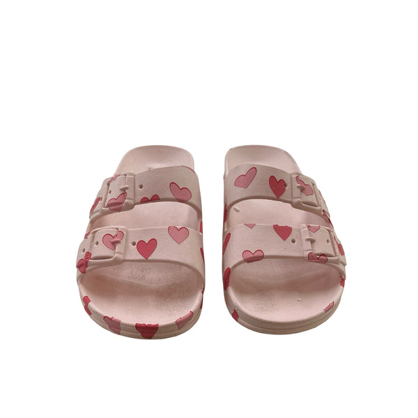 Cacatoes Pink Heart Sandals - Size 11-12