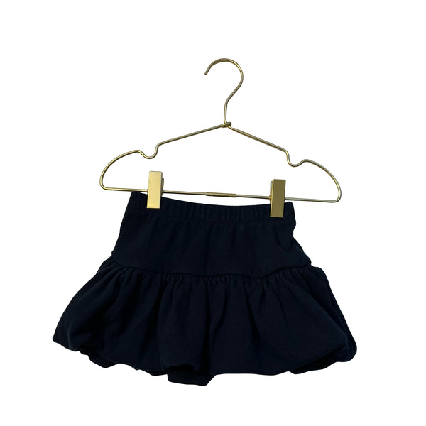 Zara Navy Bubble-Hem Skirt - Size 4