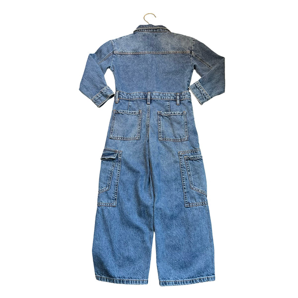 Zara Denim Jumpsuit - Size 7
