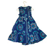 Tea Collection Blue Flower Print Wrap Dress - Size 6