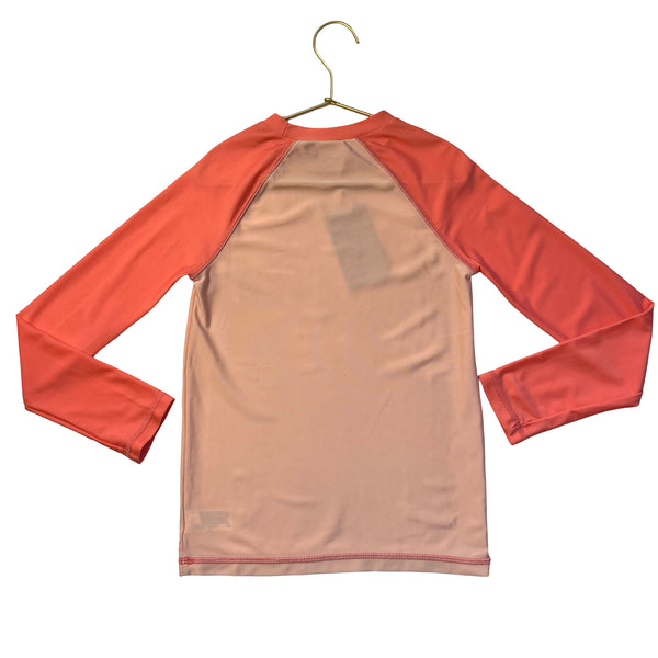 Cat & Jack Peach Rash Guard - Size M 8-10