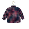 Bout'Chou Navy, Red, Ivory Plaid Flannel Button Down - Size 18 Mo