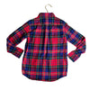 Janie and Jack Red & Blue Plaid Button Down Shirt - Size 6
