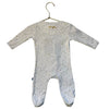 Magnetic Me Simply Ivory Star Print Footed PJs - Size 3-6 Mo