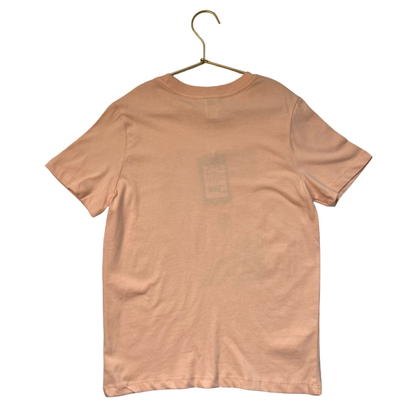 Hanna Andersson Peach Flower Graphic T-Shirt - Size 8