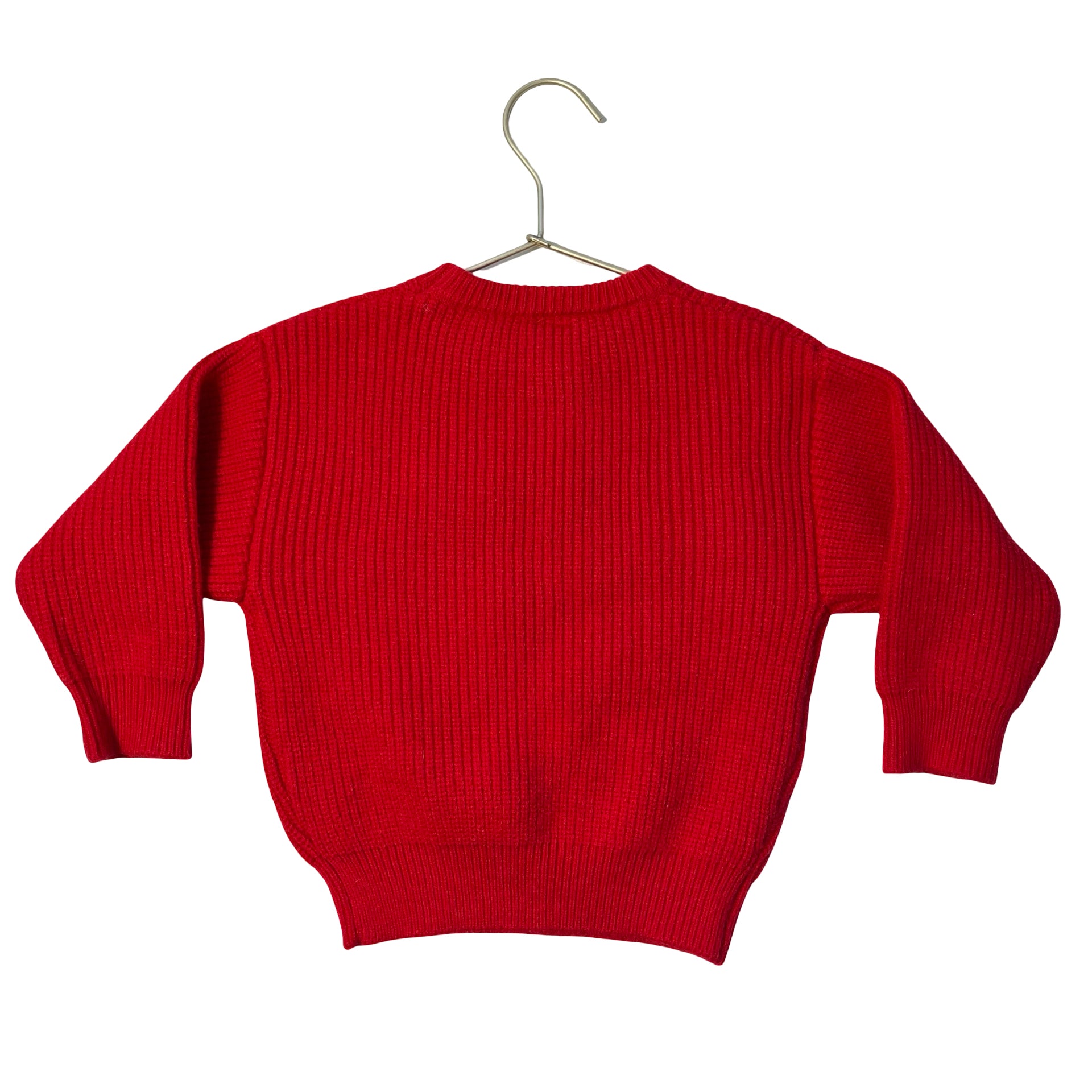 Spearmint Love Red 'Santa Baby' 100% Wool Sweater - Size 18-24 Mo