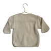 Egg Pima Cotton & Alpaca Ivory V-Neck Sweater - Size 18-24 Mo