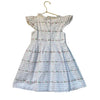 Janie and Jack White & Pink Flower Print Dress - Size 5