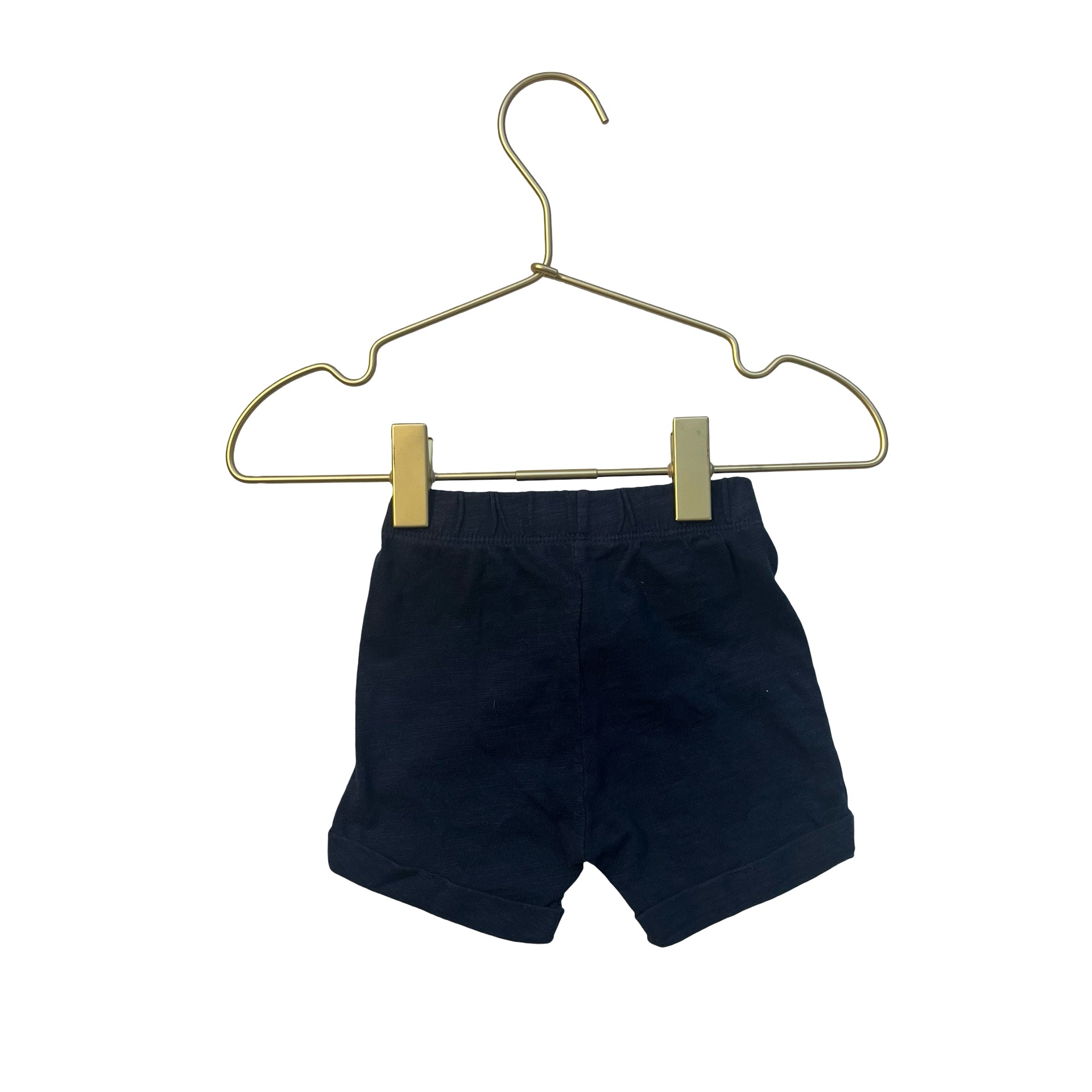 Petit Bateau Navy Shorts - Size 6 Mo