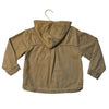 Zara Khaki Denim Hooded Shacket Jacket - Size 4-5