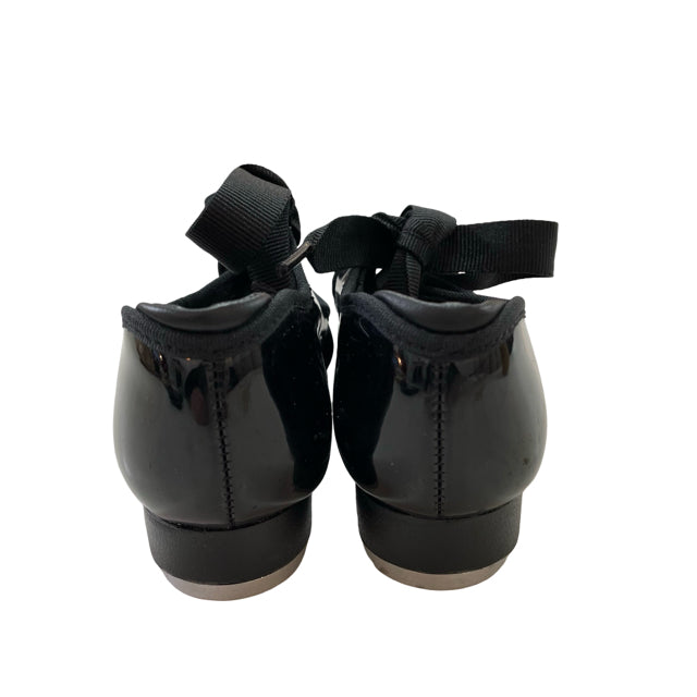 Capezio Black Patent Tap Shoes - Size 10.5