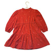 Crewcuts Orange Floral Corduroy Dress - Size 6