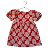 Janie and Jack Red & Ivory Floral Dress - Size 4
