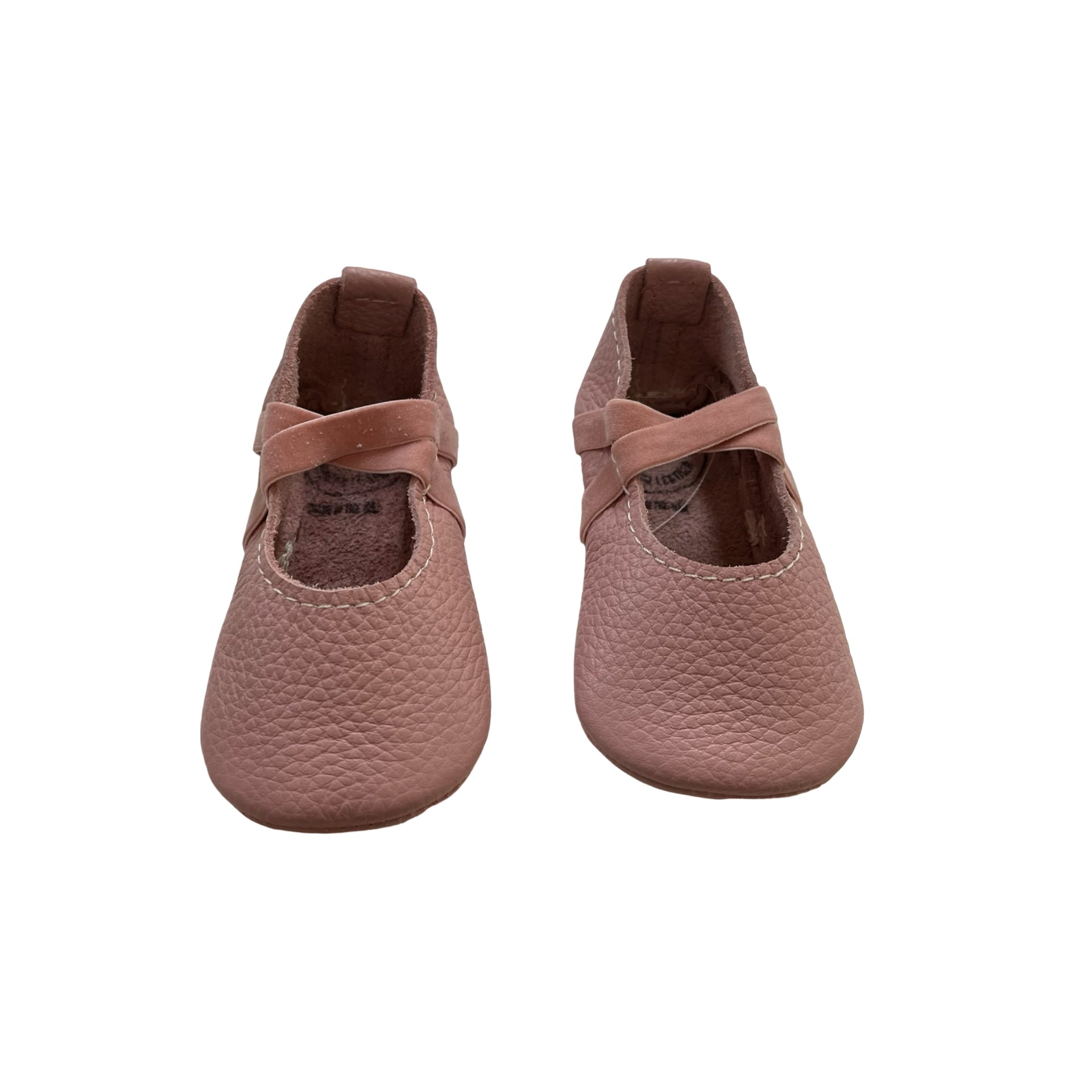Freshly Picked 'Blush Ballet Slipper' Leather Soft-Sole Shoes New in Box - 3
