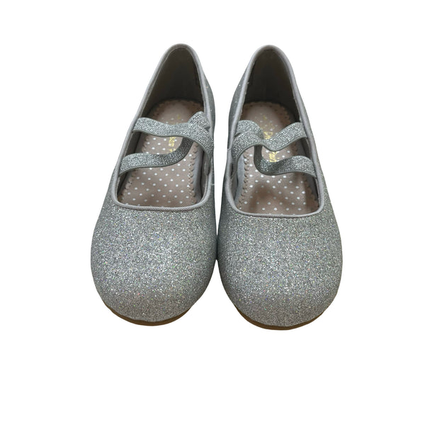 Dream Pairs Silver Glitter Shoes - Size 1Y Big Kid
