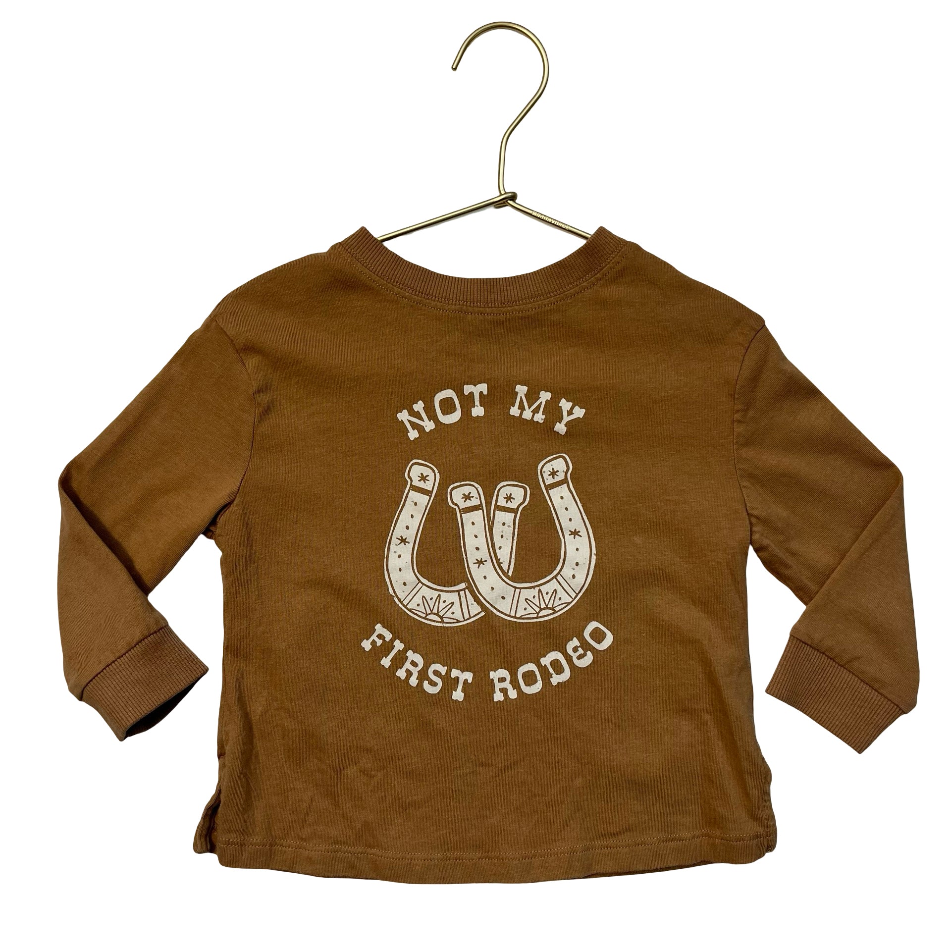 Little Co. by Lauren Conrad Brown 'Not My First Rodeo' Shirt - Size 18 Mo