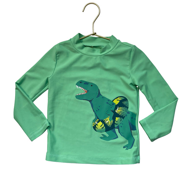 Carter's Green Dino Rash Guard - Size 2T