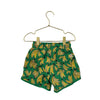 Ma Me Mi Green & Yellow Banana Print Swim Shorts - Size 5-6