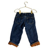 Gap Denim Dark Blue Fleece Lined Jeans - Size 18-24 Months