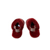 UGG Red Shearling Slippers - Size 8