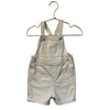 Old Navy Ivory Denim Shortalls - Size 12-18 Mo