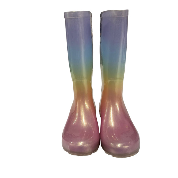 Cat & Jack Pastel Ombre Rain Boots - Size 13