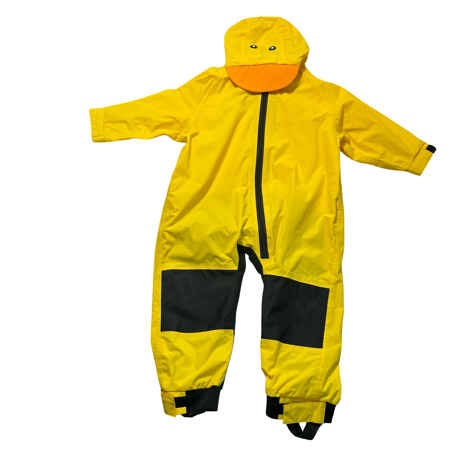 Cuddle Club Yellow Duck-Hood Rain Suit - Size 2T