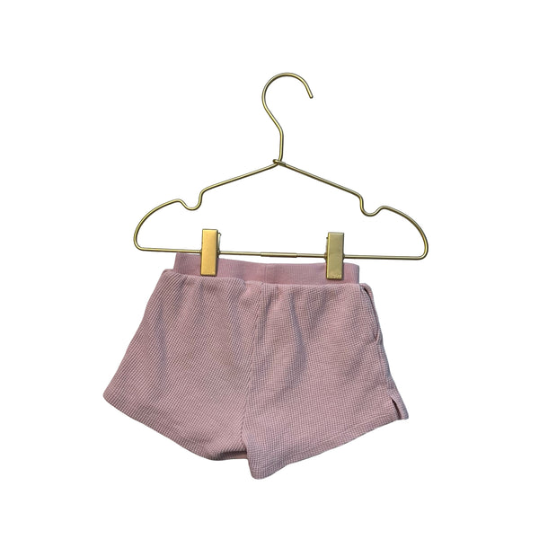 Zara Pink Waffle Shorts - Size 12-18 Mo