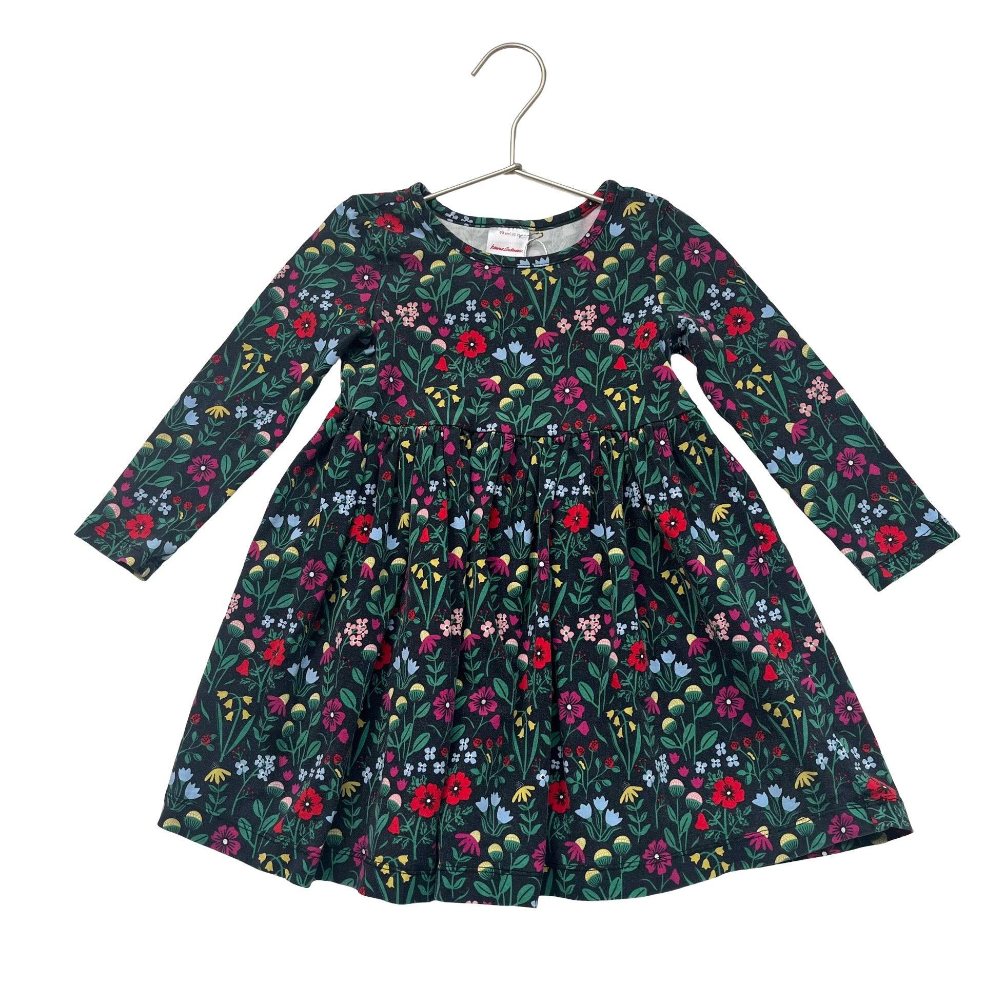 Hanna Andersson Black Wildflower Print Dress - Size 3T