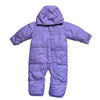 Columbia Fleece-Lined Purple Snowsuit Bunting - Size 6-12 Mo