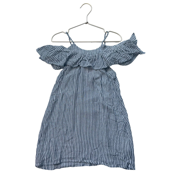O'Neill Navy & Ivory Stripe Sleeveless Dress - Size 6