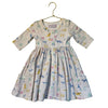 Sweet Honey Blush & Colorful Dog Print Dress - Size 3T