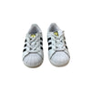 Adidas Superstar White & Black Sneakers - Size 8K