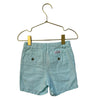 Janie and Jack Mint Green Linen-Cotton Shorts - Size 2T