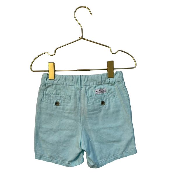 Janie and Jack Mint Green Linen-Cotton Shorts - Size 2T