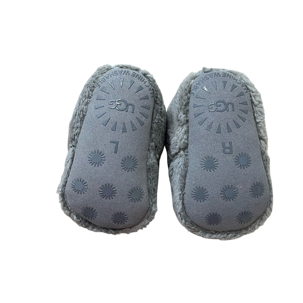 UGG Gray Fleece Booties - New In Box - Size 0/1 (0-6 Months)