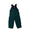 OshKosh Jersey-Lined Green & Navy Corduroy Overalls - Size 3T