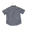 Old Navy Navy & White Check Button Down Shirt - Size S 6-7