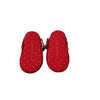 Janie and Jack Red Patent & Velvet Soft Sole Shoes - Size 6-12 Mo