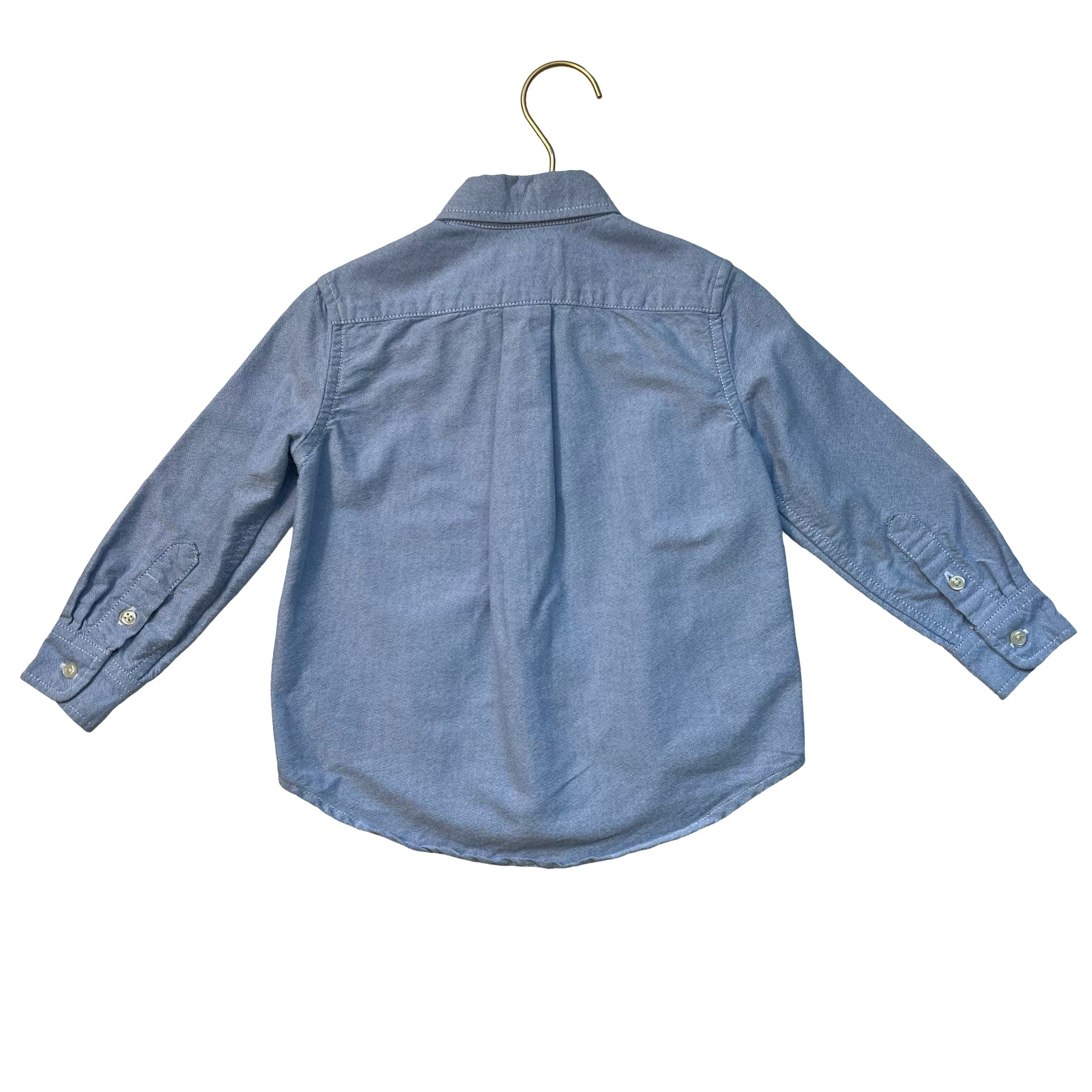 Polo Ralph Lauren Blue Oxford Cloth Button Down Shirt - Size 2