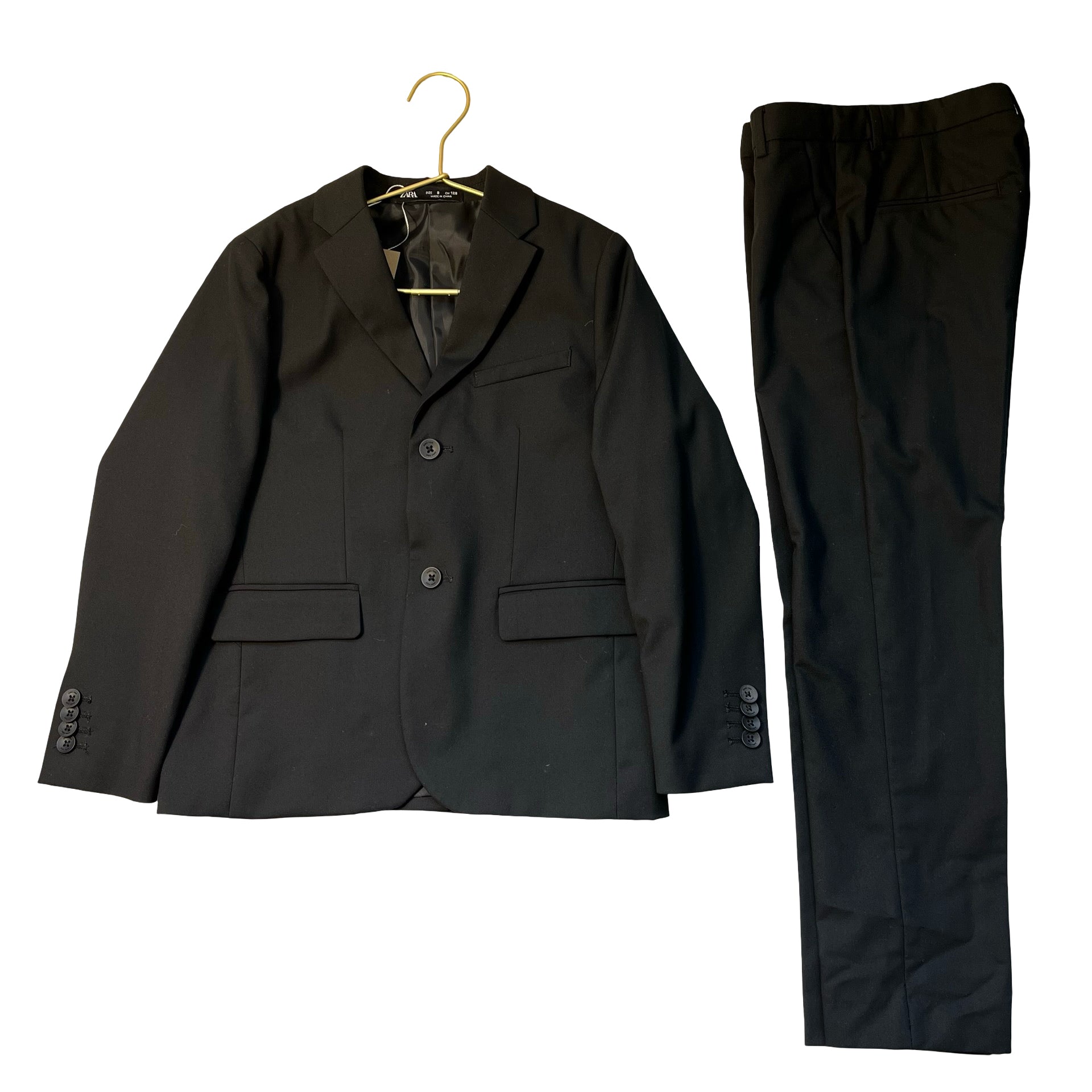 Zara Black 2 Piece Suit - Size 8