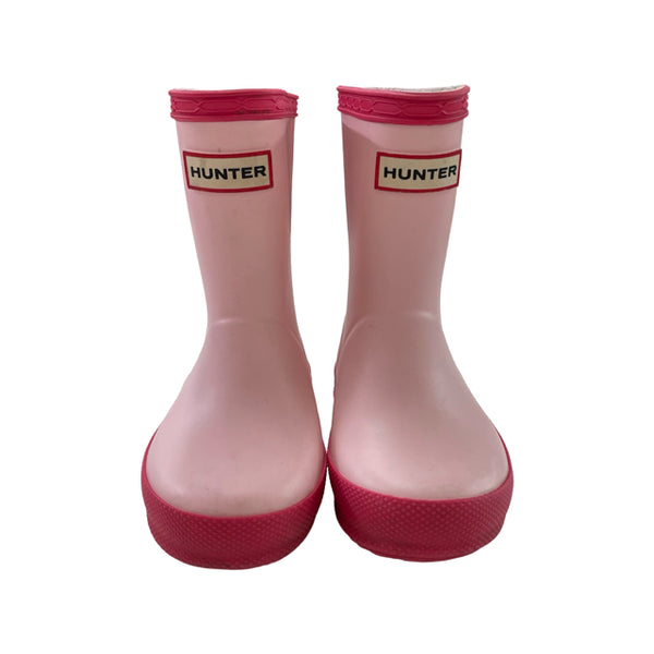 Hunter Pink Rain Boots - Size US 7G/6B (UK 5 EU 22)
