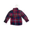 Cat & Jack Navy, Red, White Plaid Button Down - Size 2T