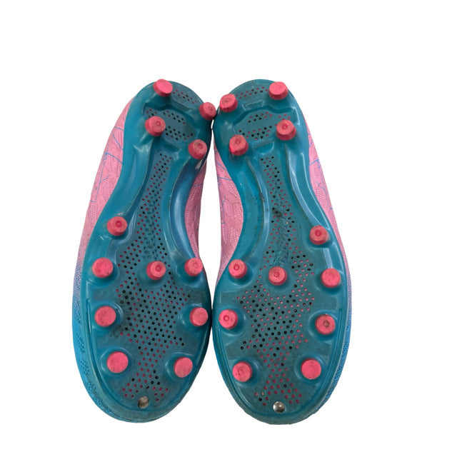 Deja Tu Pink & Blue Soccer Cleats - Size 11.5