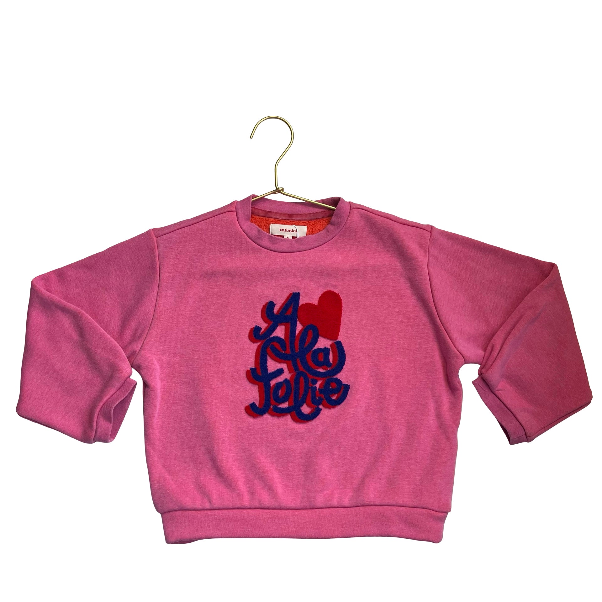 Catimini Pink 'A La Folie' Sweatshirt - Size 6