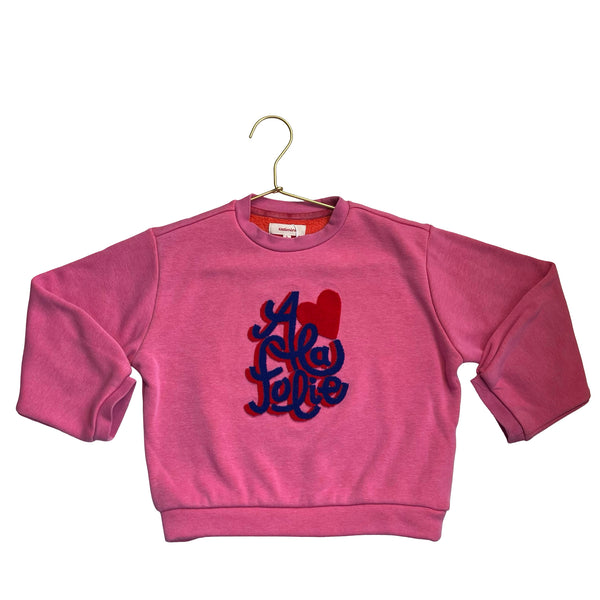 Catimini Pink 'A La Folie' Sweatshirt - Size 6