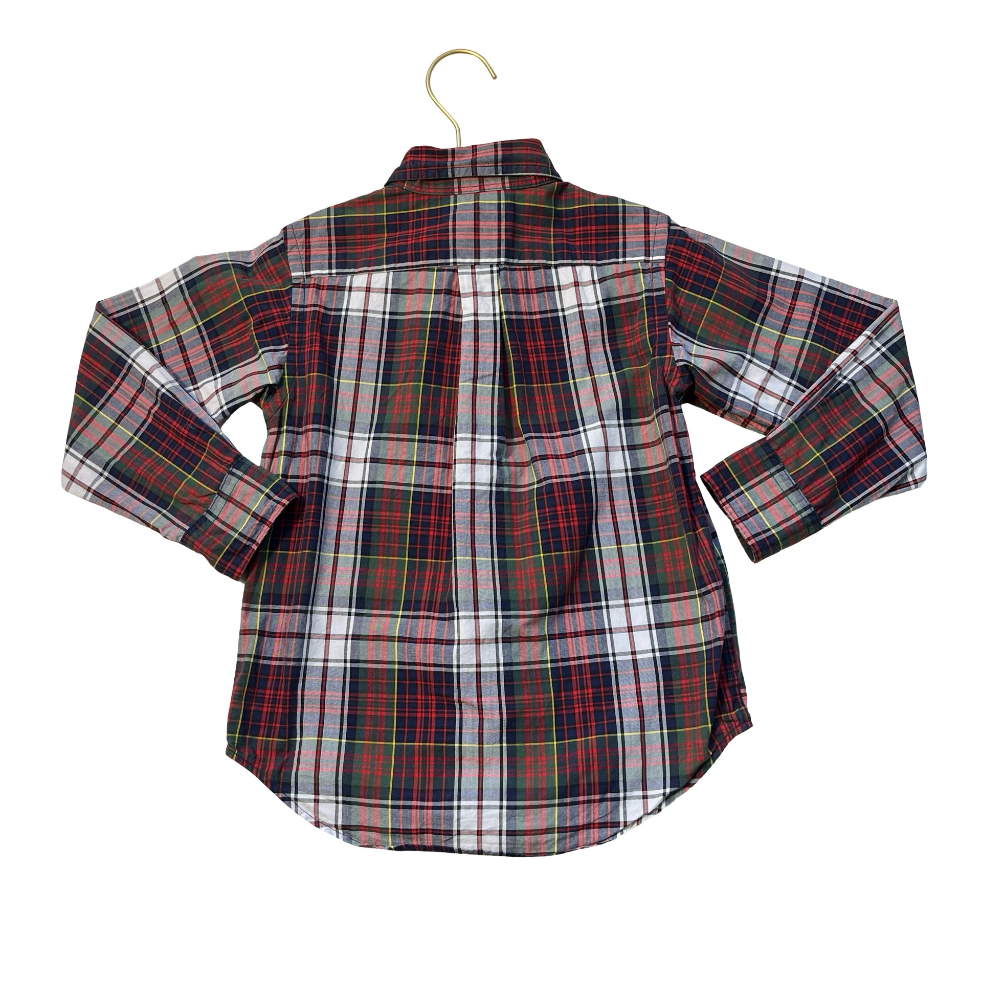 Ralph Lauren Tartan Plaid Button Down Shirt - Size 4